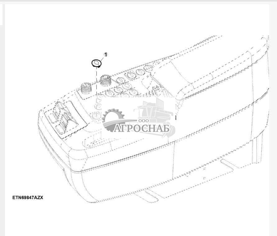 Колпачок, без регулировки скорости подачи Harvest Smart™ 